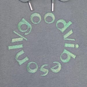 Paquete de archivos de bordado "Good Vibes Only"