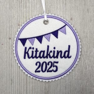 ITH embroidery file pendant Kitakind 2025 Kindergarten