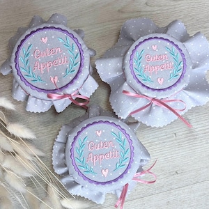 Broderimappset med syltburklock ITH Bon Appetit 10x10 ram
