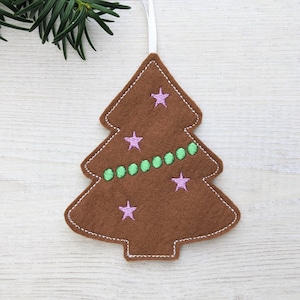ITH borduurbestand Kerstboomhanger 10x10 Kerstmis