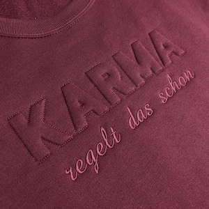 Broderifil TRAPUNTO Stickschaum-bokstäver KARMA