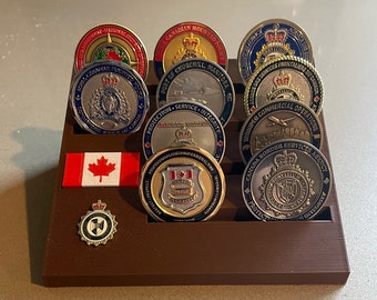 challenge coin display rack