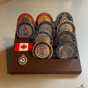 challenge coin display rack