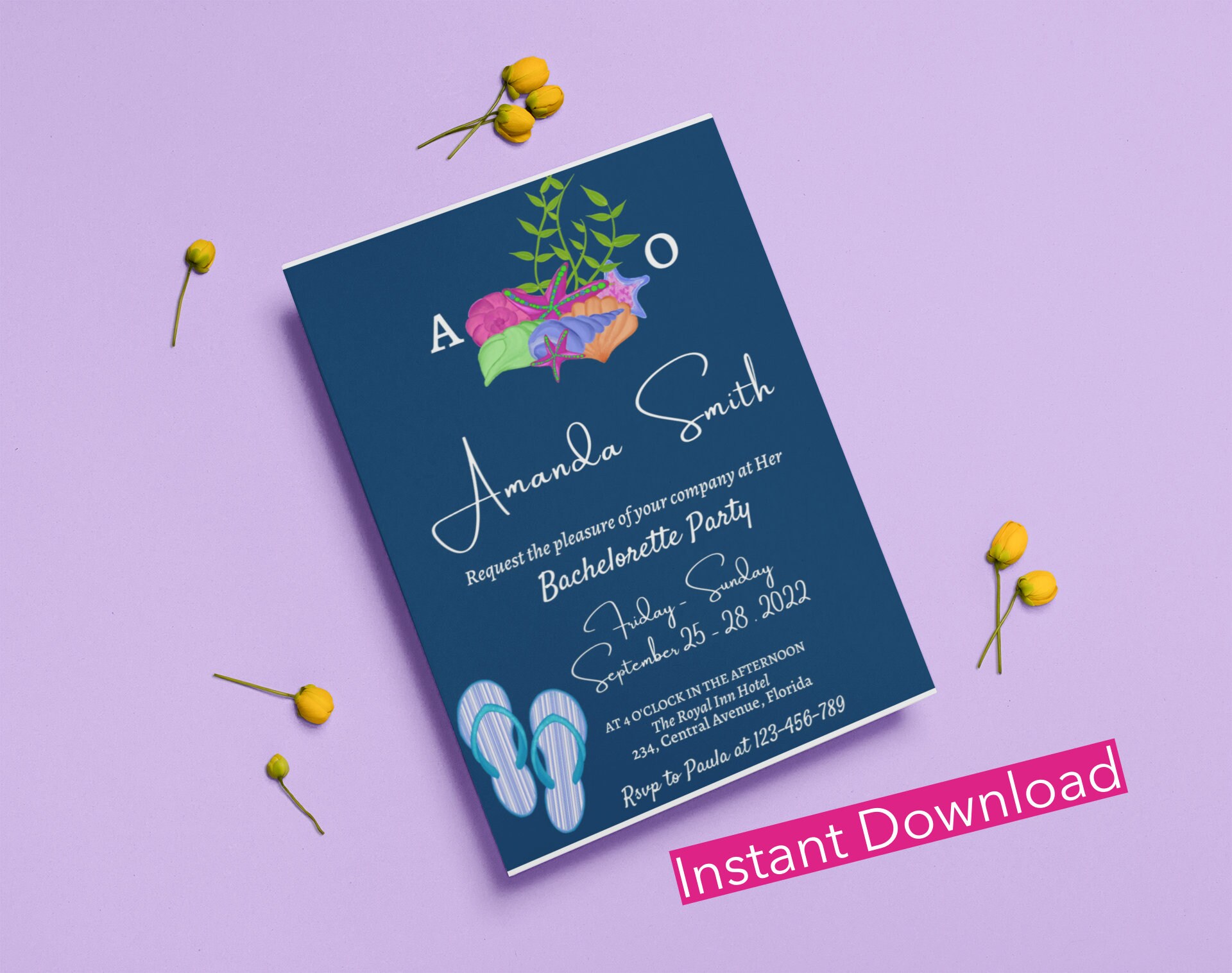 Nautical Bachelorette Party Invite, Last Sail Before the Veil Coastal Beach Boat Party, Bridal Invite INSTANT DOWNLOAD Editable Template