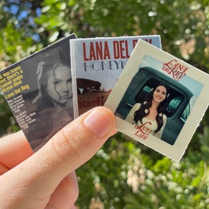 Lana Album cover sticker pack, custom album stickers, lust for life, did you know that there’s a tunnel, ultraviolence