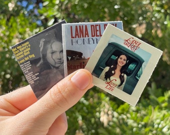 Lana Album cover sticker pack, custom album stickers, lust for life, did you know that there’s a tunnel, ultraviolence