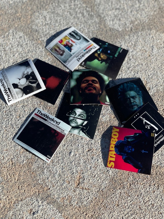 Weeknd Album Cover Sticker Pack, Custom Album Stickers, Star Boy Stickers,  Trilogy Sticker, Kissland Sticker 
