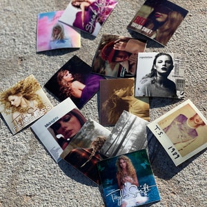 Taylor Album cover sticker pack, custom album stickers, swifty stickers, swift sticker pack, Taylor’s version stickers, fearless, reputation