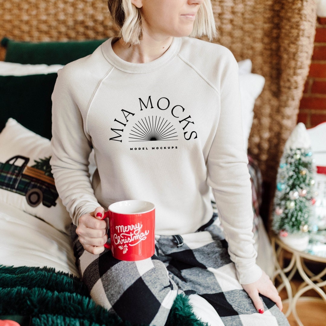 Bella Canvas 3901 Sweatshirt Mockup | Bella Canvas Heather Dust ...