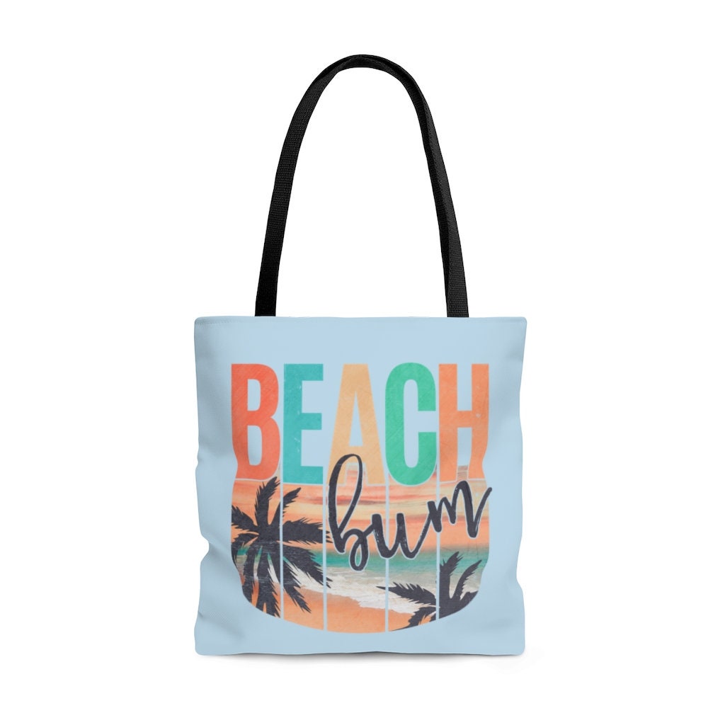 Beach Bum Retro Vintage Summer Beach Tote Bag - Etsy