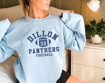 Friday Night Light Dillon Panther Tim Riggin 33 Crewneck Sweatshirt  merchandise Merch gift jersey football movie tv show east lion