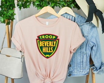 Troop Beverly Hills Shirt Patches We Don't Need No Stinking Patches M106 Camping T-Shirt Girl Scouts Tee