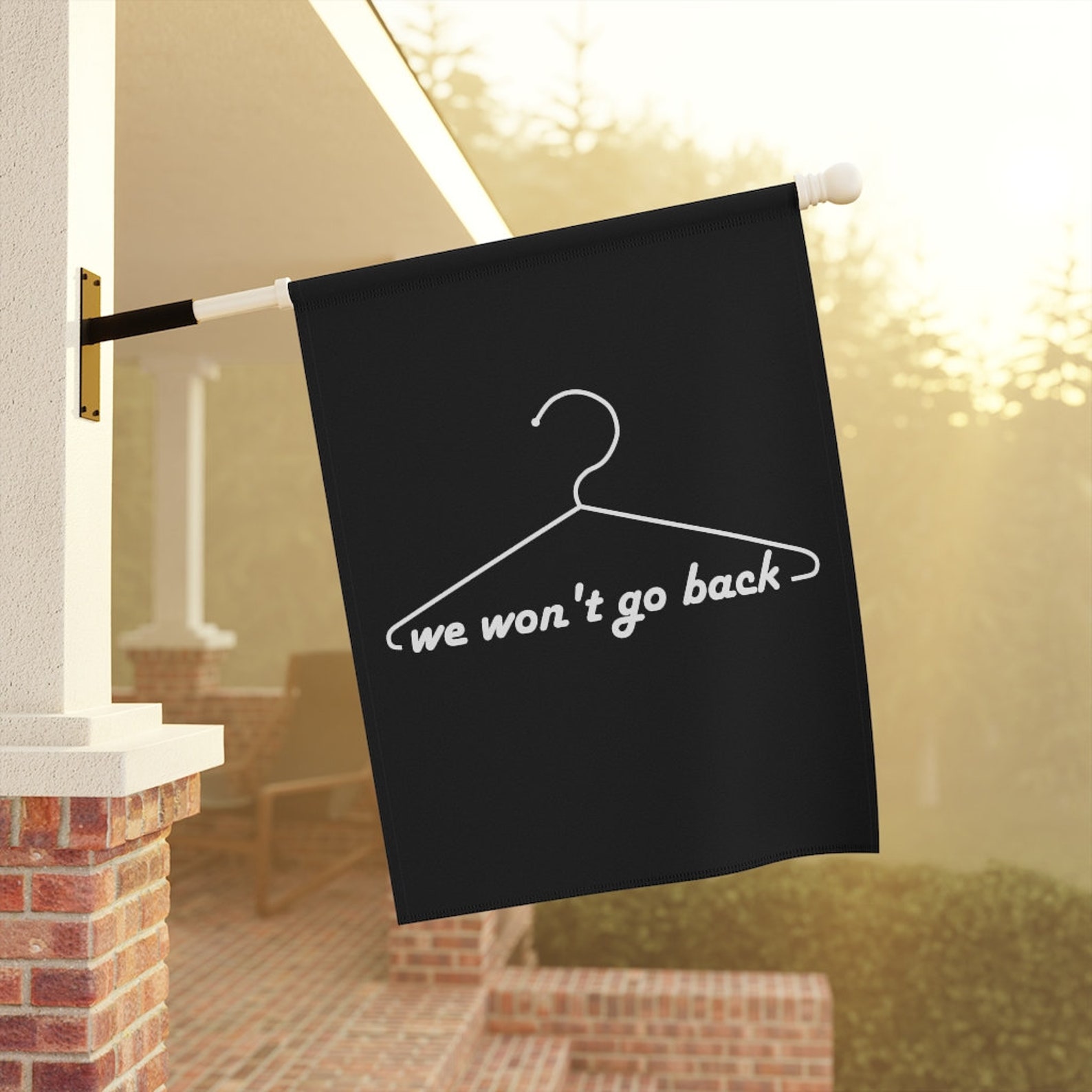 We Wont Go Back Pro Choice Roe V Wade Coat Hanger Garden & Etsy