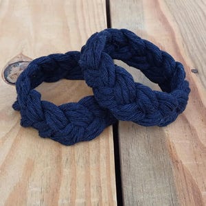 Bracciale in corda di cotone macramè per uomo e donna, gioielli da spiaggia con cordino intrecciato in stile nautico