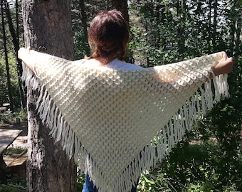 Crochet Bridal Shawl, Bride Wedding Shrug, Bridesmaid Knit Wedding Capelet, Knitted Evening Wrap, Shoulder Wrap Shawl, Evening Dress Shawl
