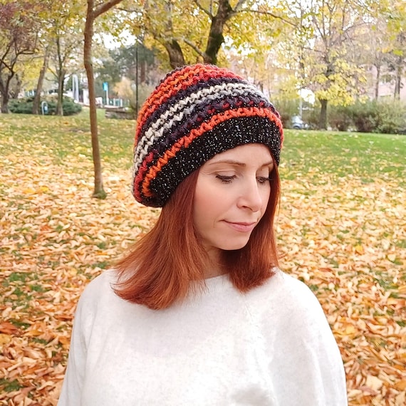 Crochet Handmade Winter Hats For Women Hand Knit Wool Hats