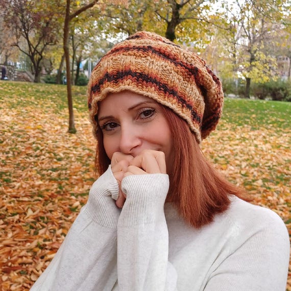 Crochet Women\'s Thick Wool Beanie/Hat Easy Breezy Super Chunky Beanie Crochet Pattern - The Turtle  main image 4