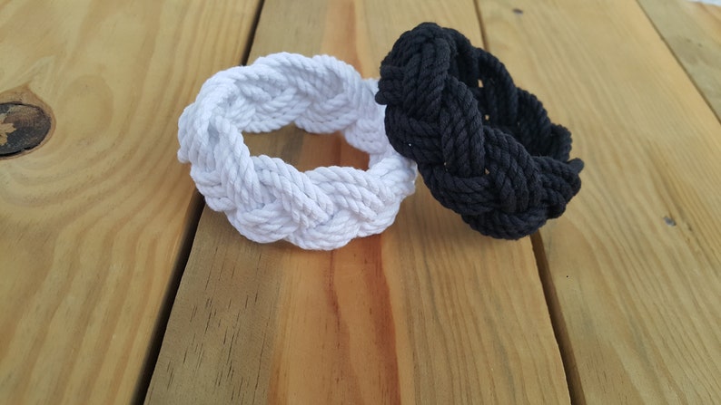 Sailor Knot Bracelet, Turks Head White Rope Bracelets, Cream Cord Bracelet, Thick Braid Bracelet, Summer Tops For Men, Beach Rope Bracelets
A perfect gift for him, her, surfer, Harry Bosch fans or all summer, beach and nautical accessories lovers!