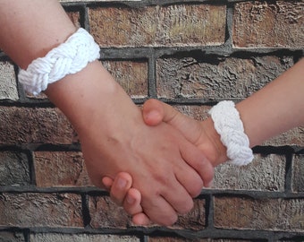 Sailor Knot Bracelets for Couples, Braided Cotton Rope Bracelets, Nautical Matching Bracelets, Turks Head Friendship Bracelet, Gift For Girl