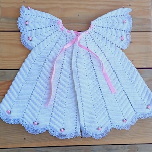 Crochet Sweater Vest for Toddler and Baby Girls, Hand Knitted Sleeveless Jumper, Flower Embroidered Baby Girl Clothes, Gift for Baby Girls