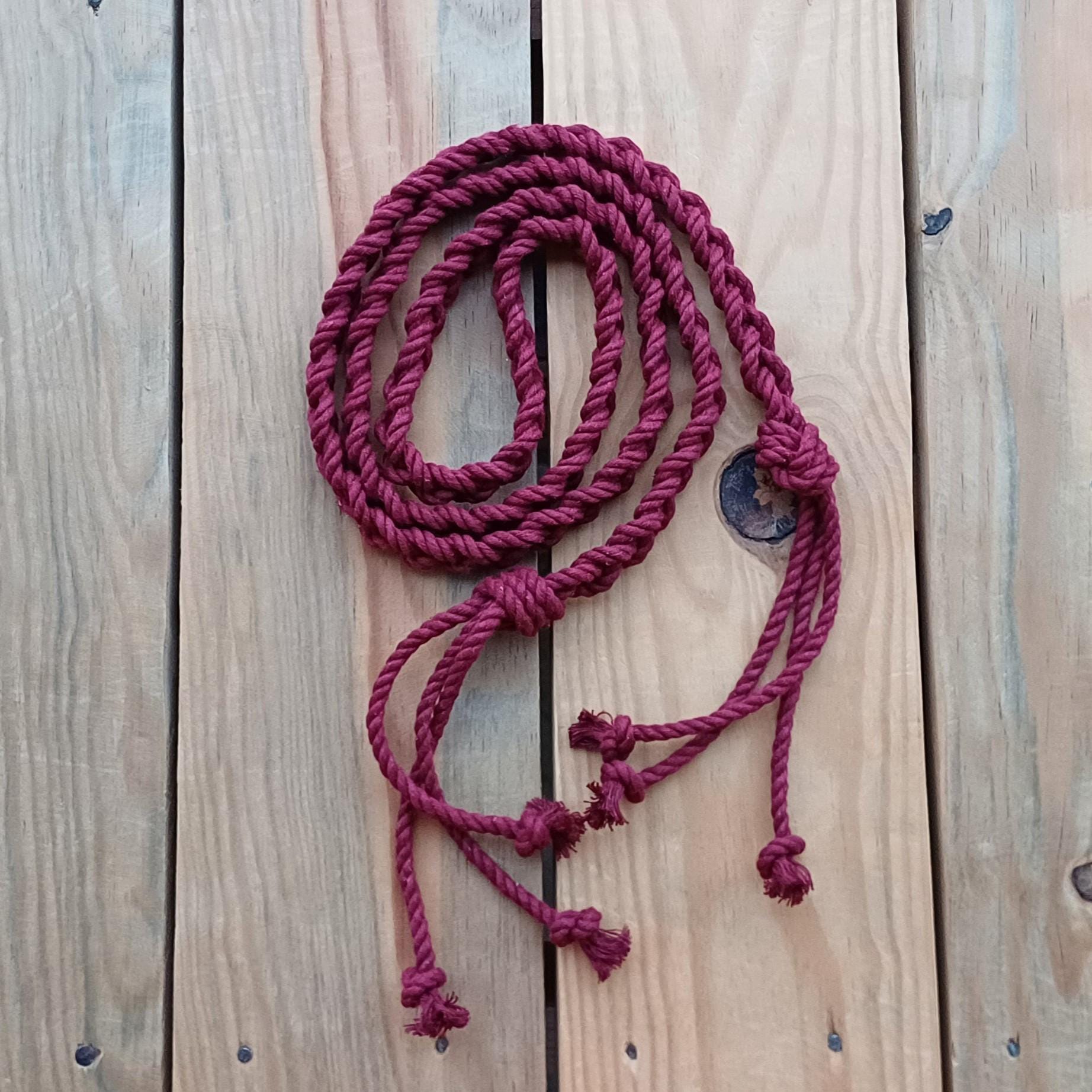 3-0619 POL Boho Braided Rope Belt with Pink Fabric Flower Knitting Belt for Dress, Women Wrap Around Beaded Braided  main image 3
