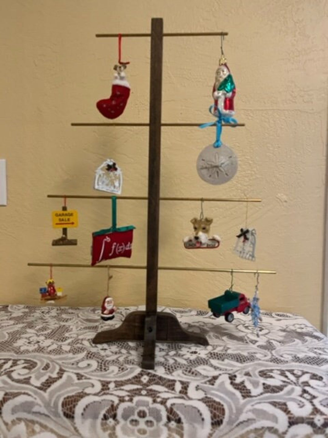 Tabletop Christmas Ornament Tabletop Tree Etsy