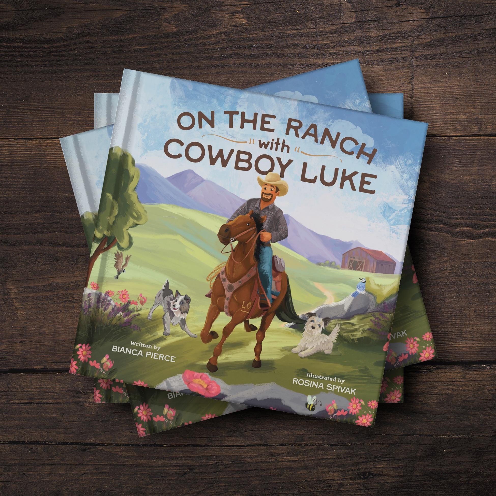 On the Ranch With Cowboy Luke | Children’s Animal Adventure Book ...