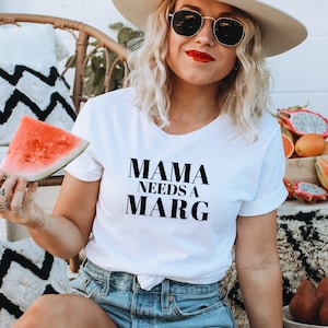Mamma behöver en margarita-tröja, margarita-tröja, margarita-t-shirt, margaritapresenter, tequila-tröja, födelsedagspresent, mors dag-present, mamma-tröjor, bild 1