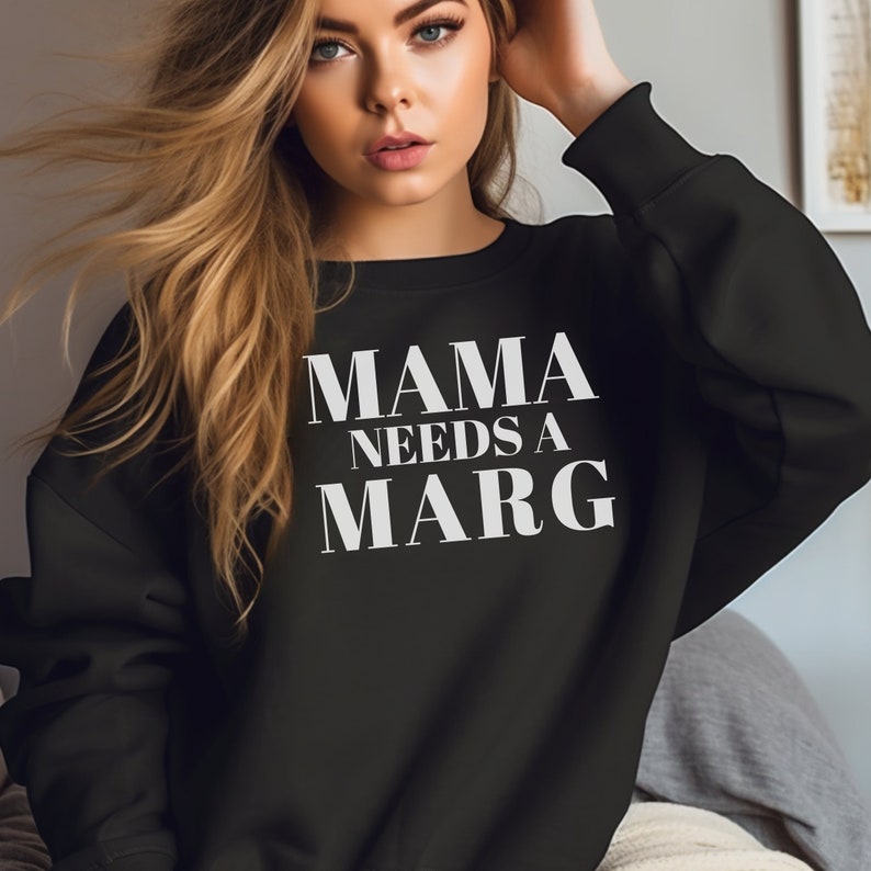 Mamma behöver en margarita-tröja, margarita-tröja, margarita-t-shirt, margaritapresenter, tequila-tröja, födelsedagspresent, mors dag-present, mamma-tröjor, bild 5