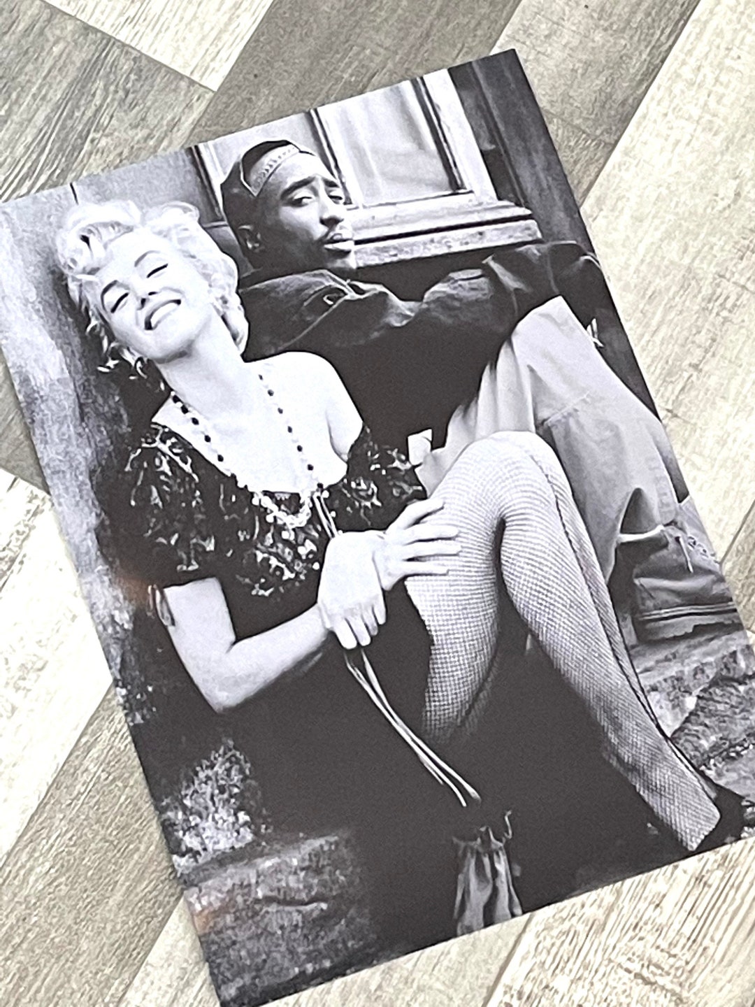 Marilyn Monroe and 2pac Wall Art Print Tupac Shakur Poster Etsy UK