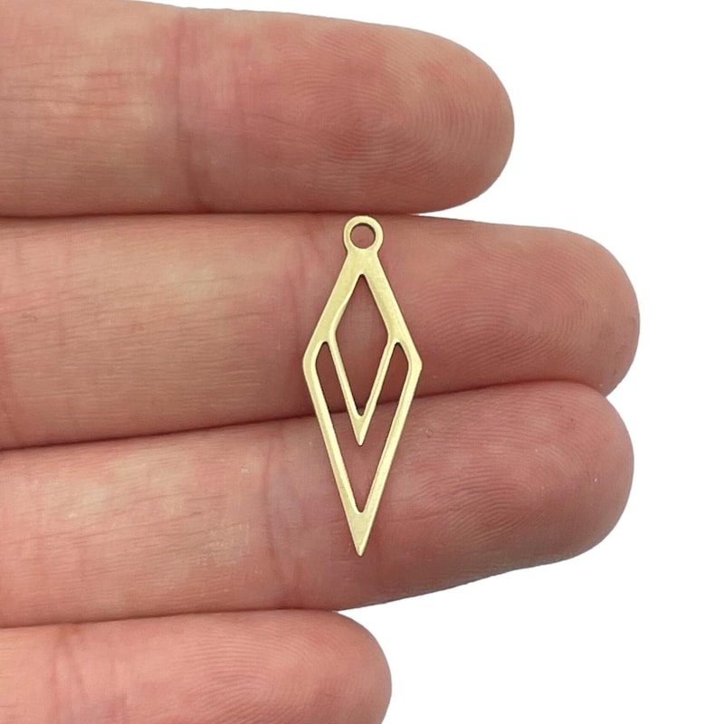 Geometric Lip Pendant