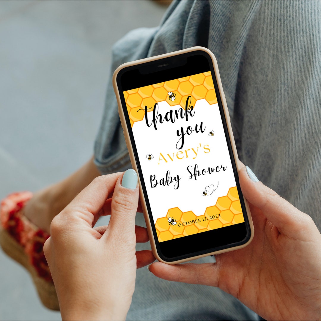 Thanks for Beeing Here Favor Tags Bee Theme Baby Shower Bumble Bee ...