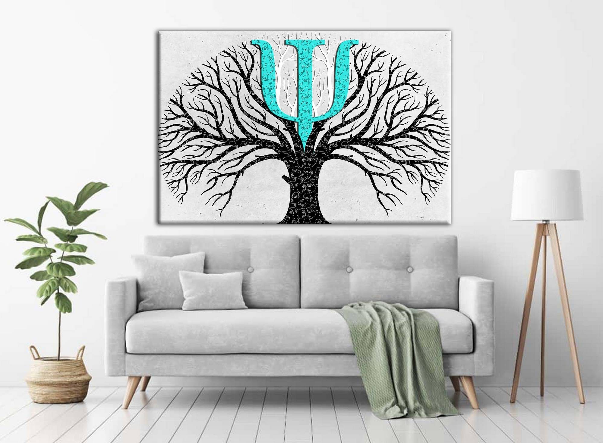 Psychologie, psychiatre, bureau d'un consultant, toile d'art mural
