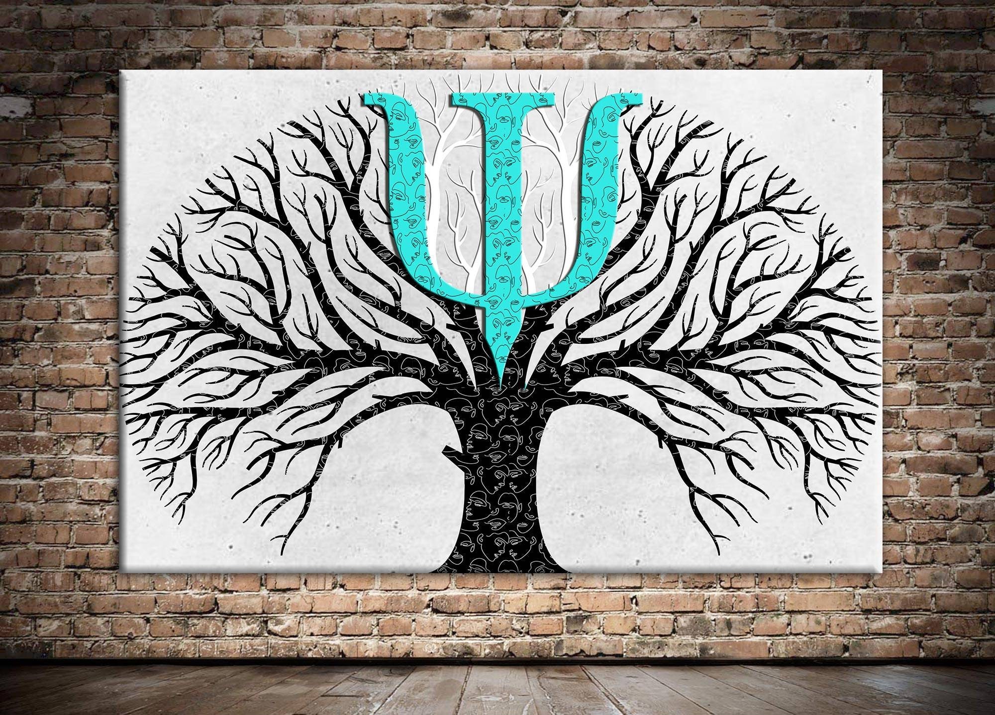 Psychologie, psychiatre, bureau d'un consultant, toile d'art mural