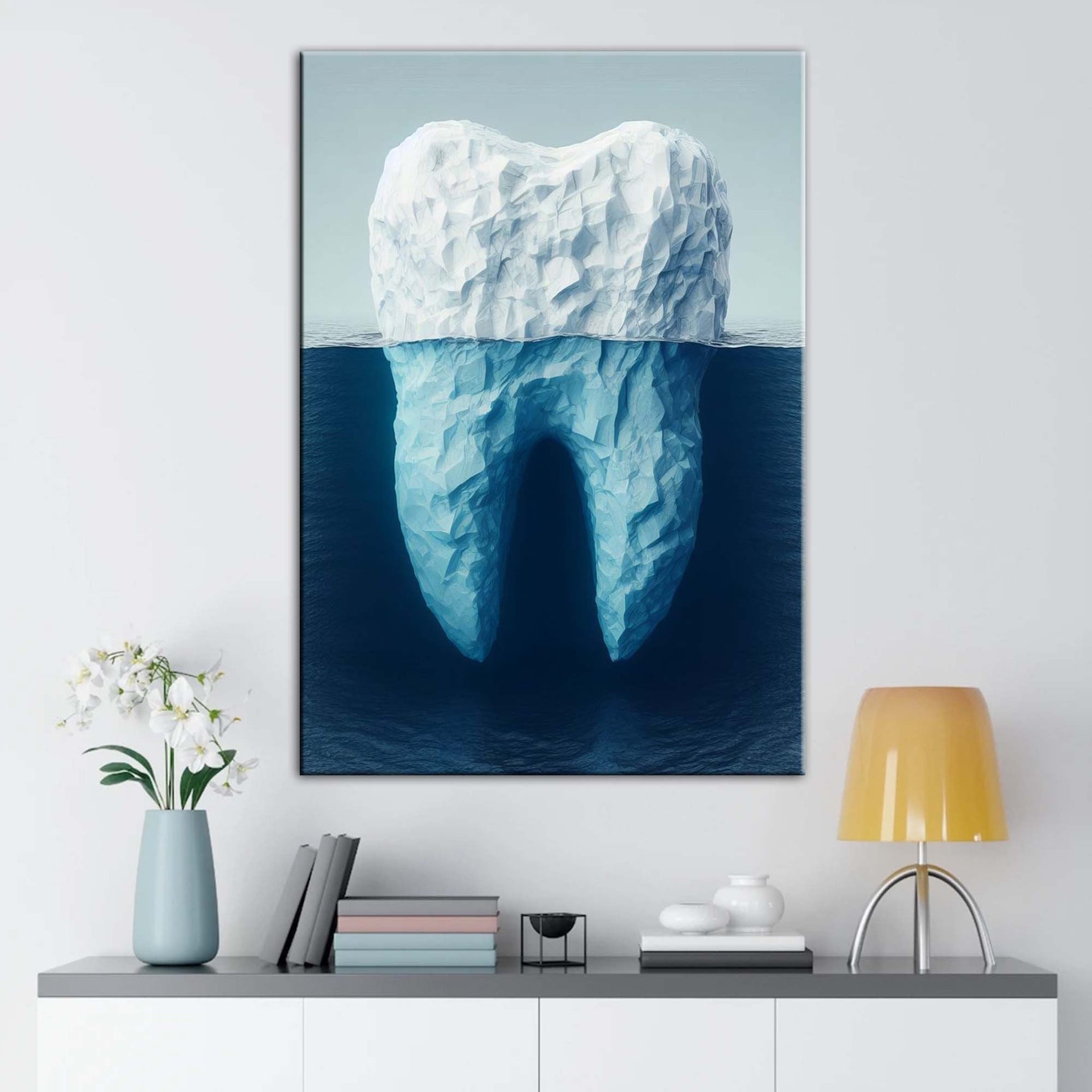 ICEBERG Tooth Abstract Dentist Art, Teeth, Tooth, Dentistry, Dental ...