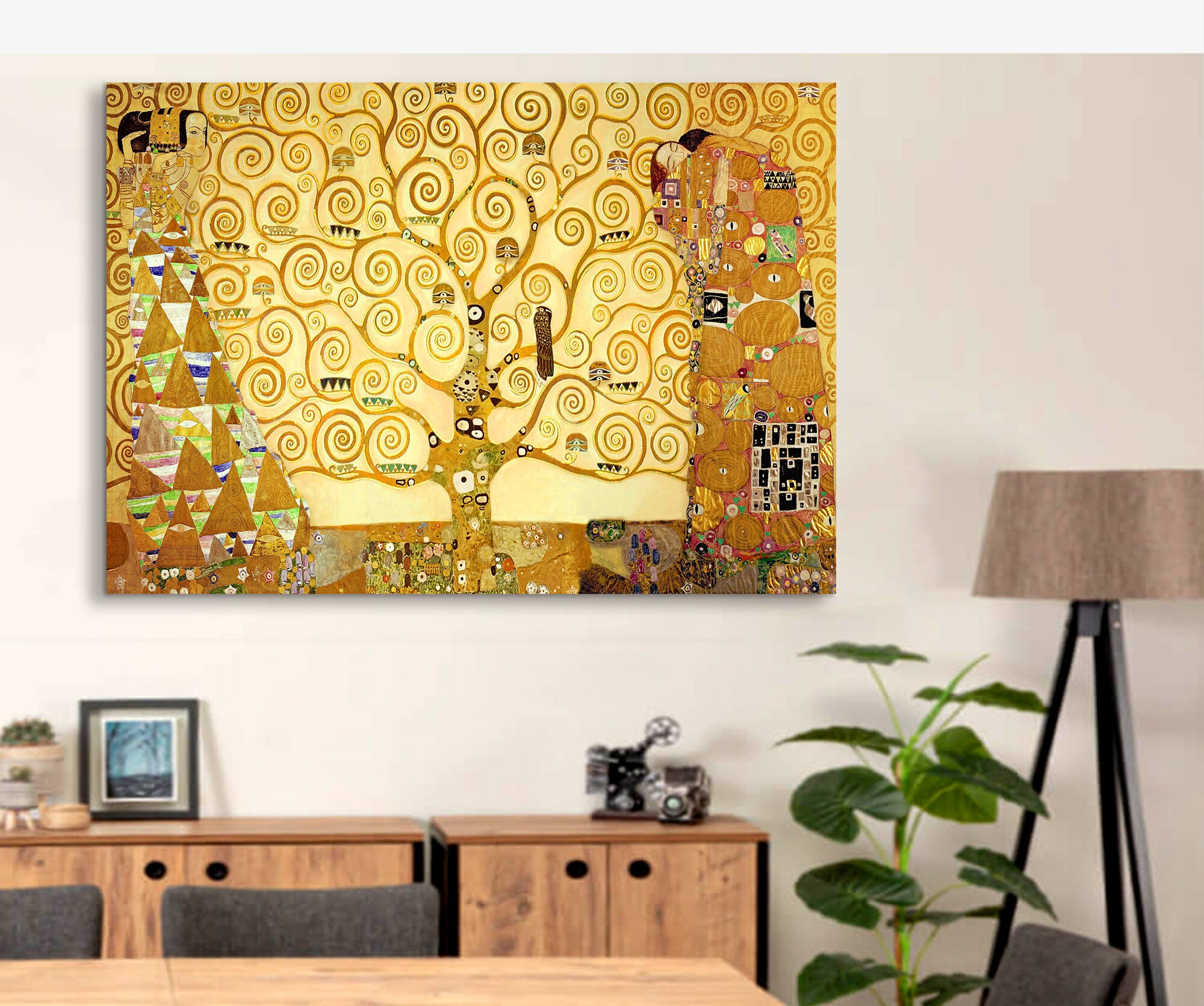 Tree of Life by Gustav Klimt Masterpiece Home Decor Canvas Wall Art - Etsy