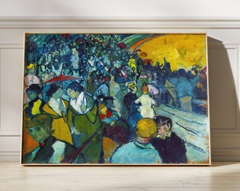Henri de Toulouse-Lautrec au cirque Fernando, 1888, oeuvre d'art murale, décoration d'intérieur cirque vintage