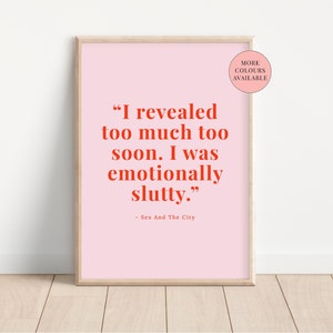 Sex City Film Poster - Etsy