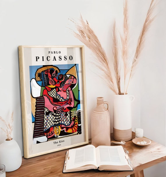 Picasso the Kiss Print, Modern Cubism Art, Gallery Wall Decor - Etsy