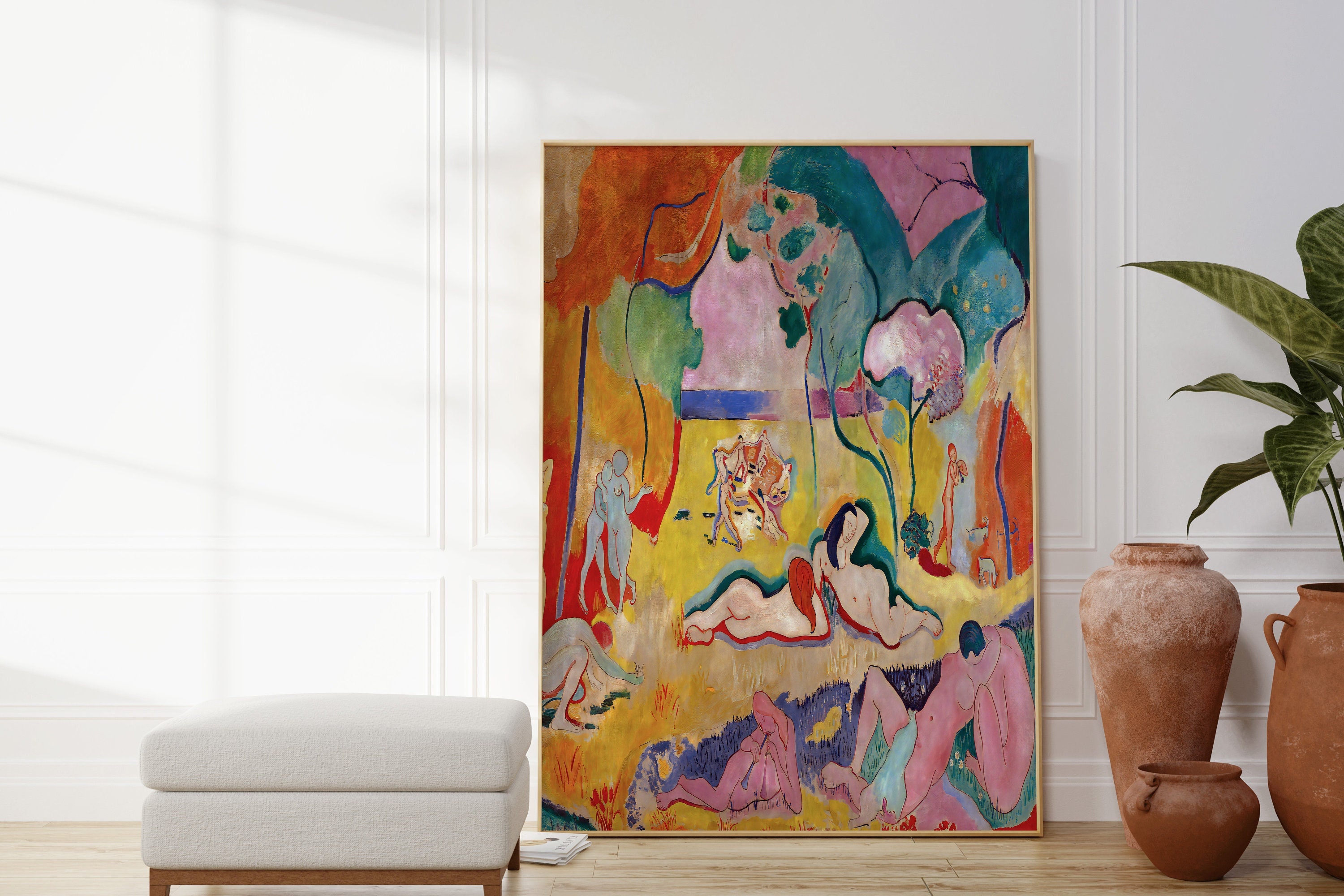 Matisse リーフデザイン 大判絵画　70×70cm Matisse リーフデザイン 大判絵画 70×70cm 【公式通販】