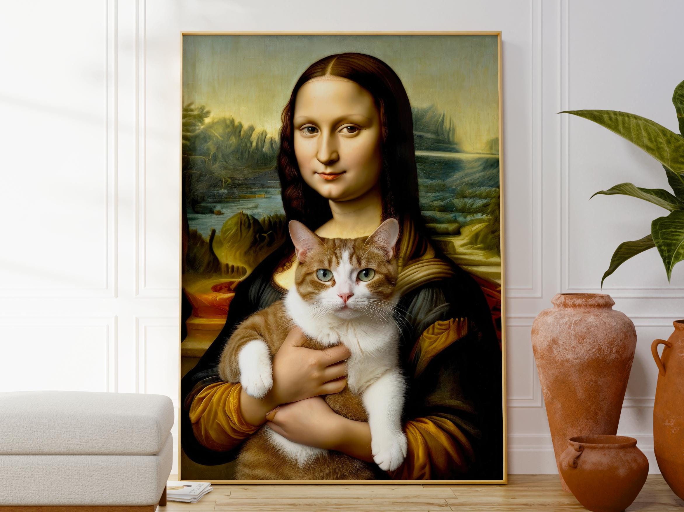 デコレ コンコンブル 画家 モナリザ 猫 モニャ·リザ、この名画
