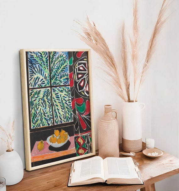 Henri Matisse 'interior With an Etruscan Vase' Print, Colorful
