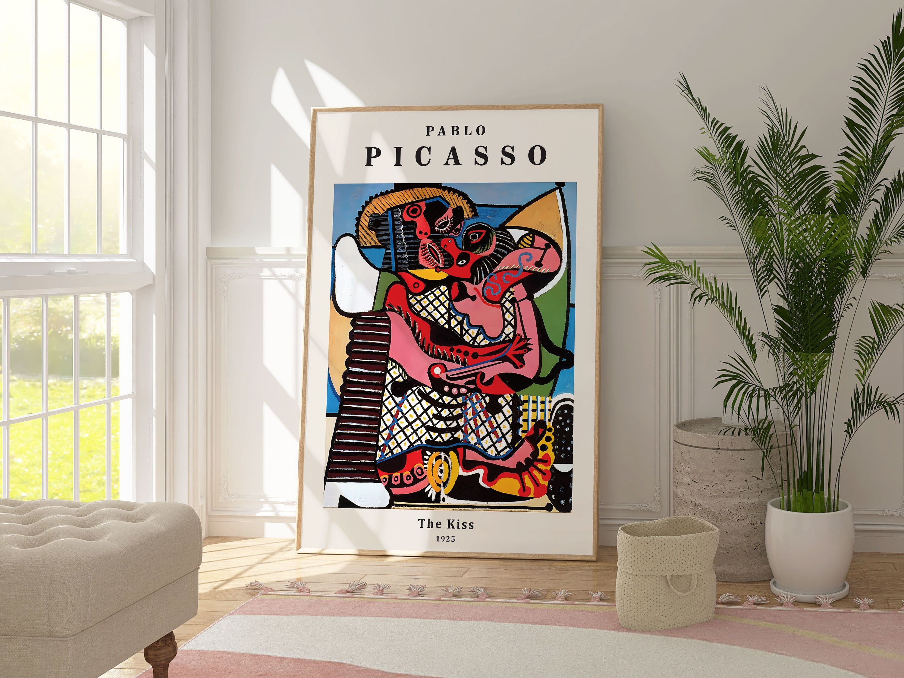 Picasso the Kiss Print, Modern Cubism Art, Gallery Wall Decor - Etsy