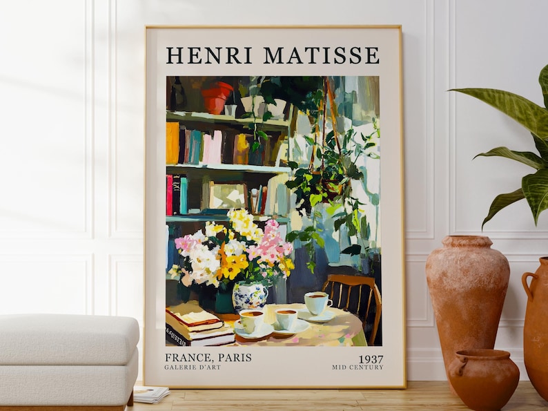Matisse Kitchen Henri Matisse Print, Modern Interior Art Poster, Contemporary Artwork ...