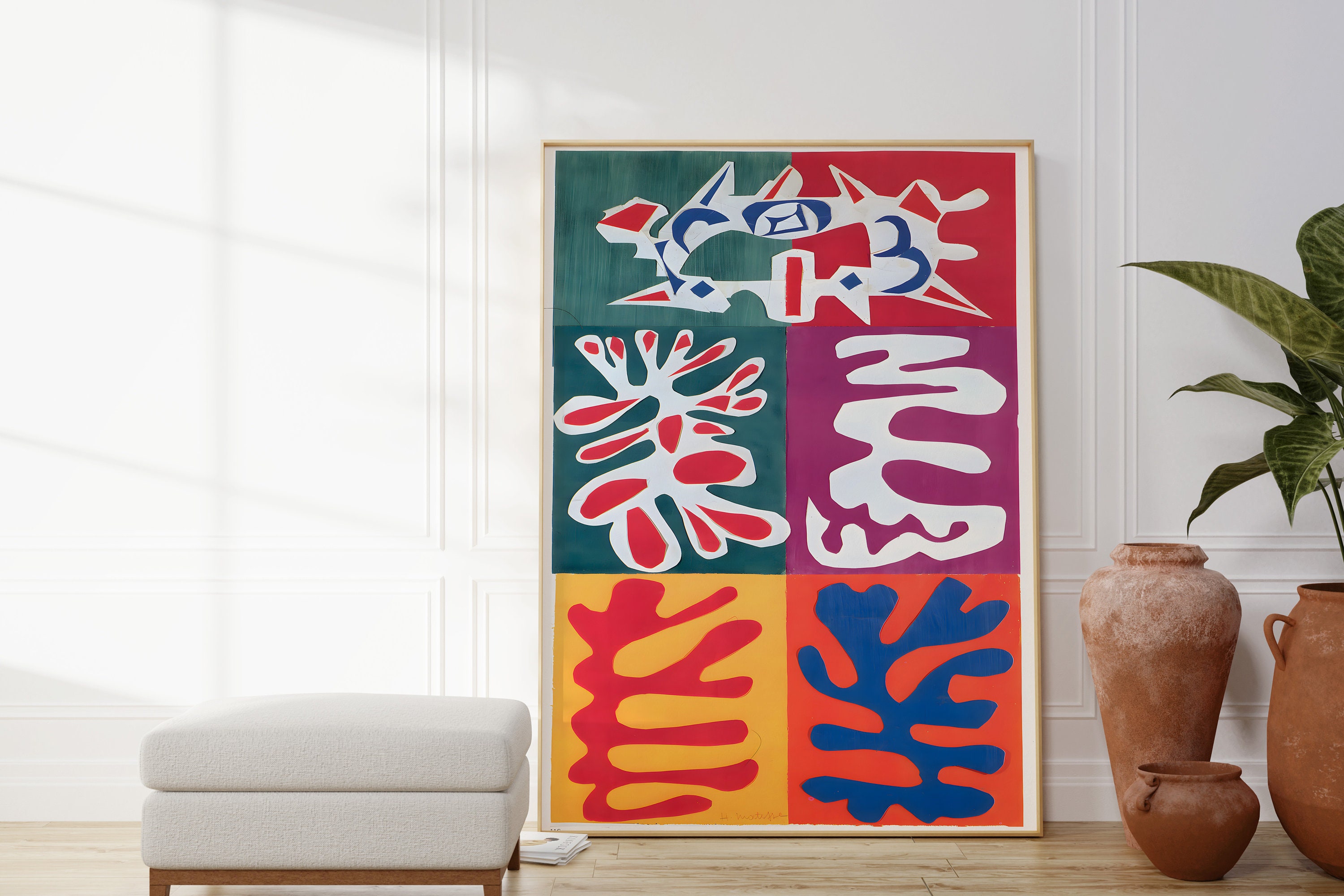 Henri Matisse Set of 3 Prints, Colourful Abstract Wall Art, Modern Home ...