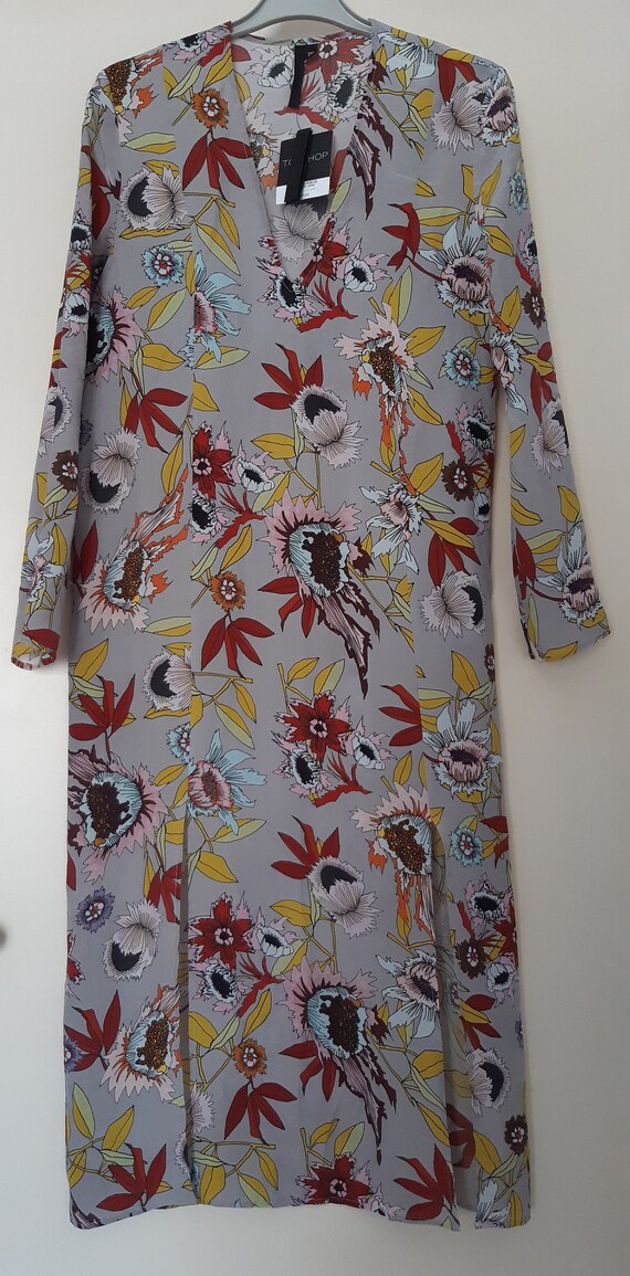 Topshop boutique top silk dress