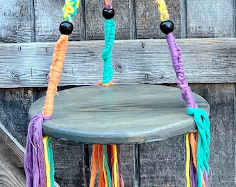 Neon Firework Gray Hanger Plate