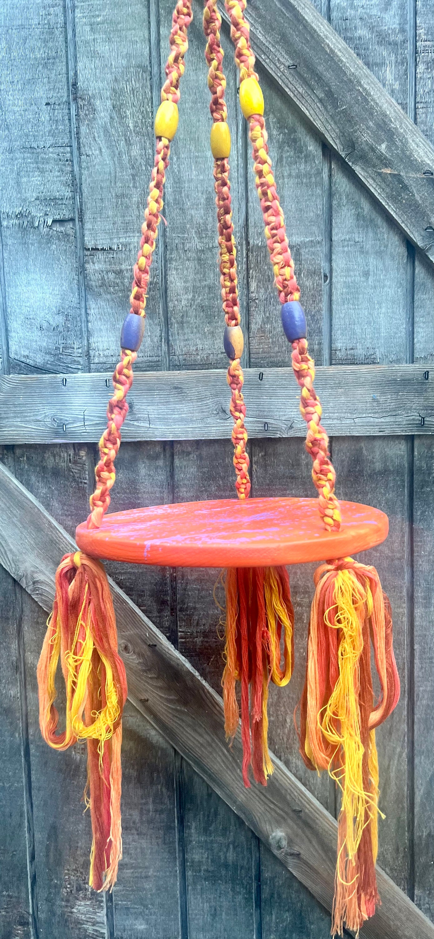 Orange Sun Hanger Plate