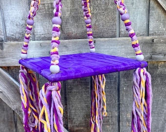 Vibrant Purple Flowers Hanger Plate