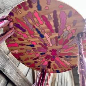 Pink Firework Hanger Plate